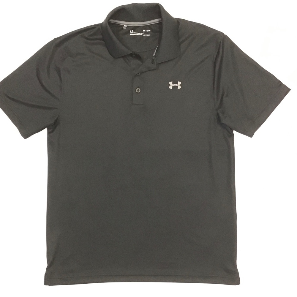 Under Armour Heatgear loose fit black polo
